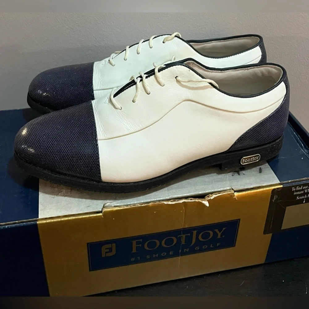 FootJoy Europa Blue & White Women’s Golf Shoes